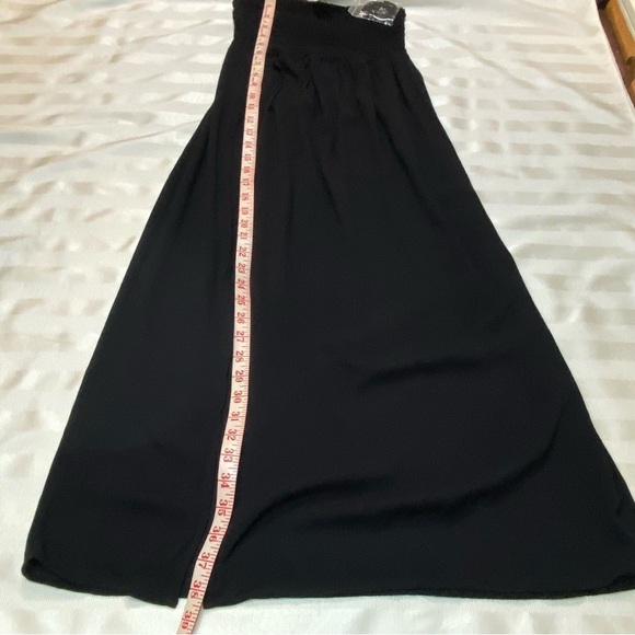 WILD FABLE NWT Black Dress or Maxi Skirt Sz CS Elastic Tube top Slit Skirt - Picture 3 of 8